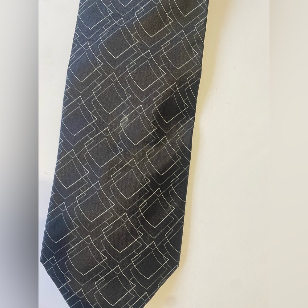 J. Ferrar Black Abstract Tie